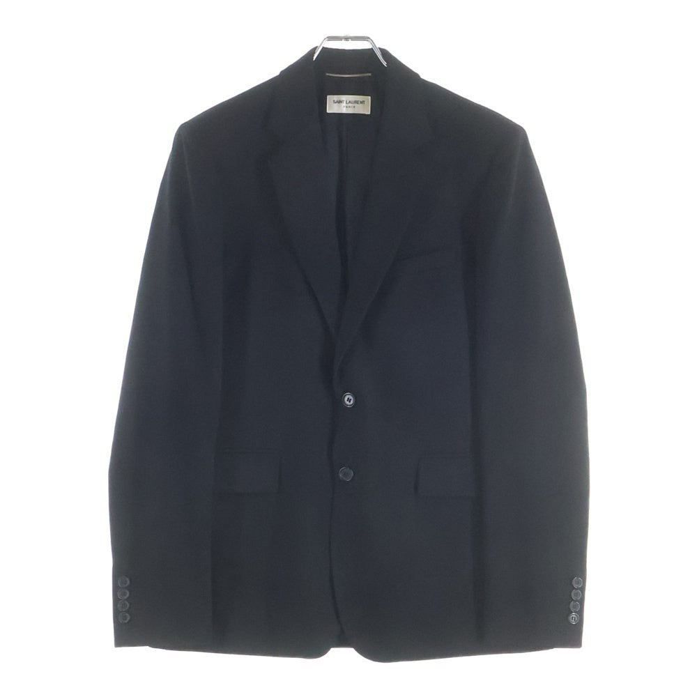 SAINT LAURENT PARIS(サンローランパリ) ノッチドラペル 2Bテーラードジャケット スラックス セットアップ 510213/510211 Y404W ブラック