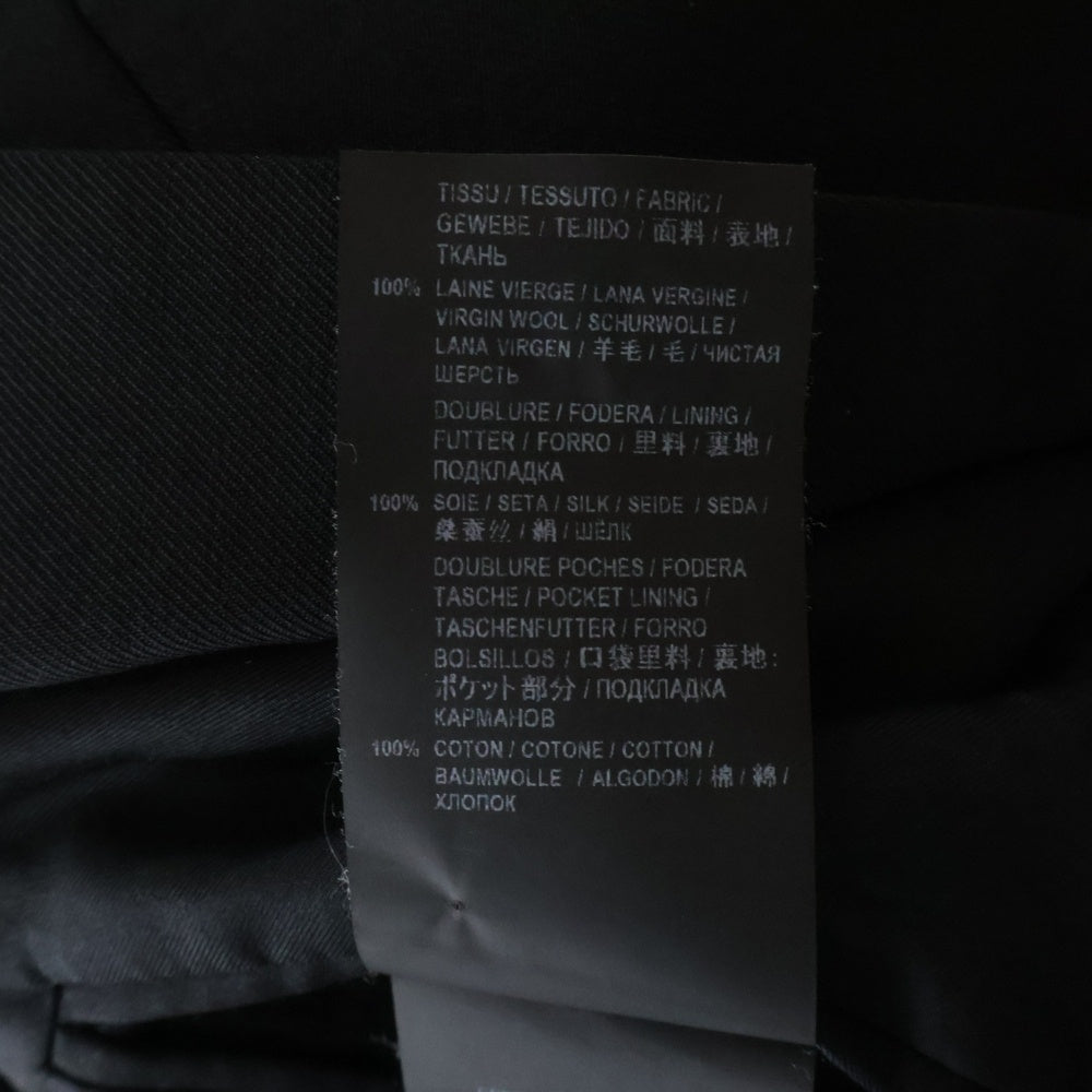 SAINT LAURENT PARIS(サンローランパリ) ノッチドラペル 2Bテーラードジャケット スラックス セットアップ 510213/510211 Y404W ブラック