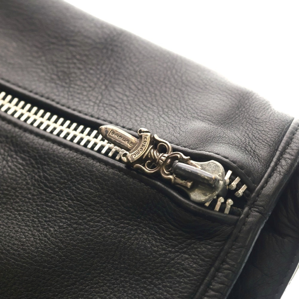CHROME HEARTS(クロムハーツ) SOFT SHOULDER SMALL ソフトショルダー スモール レザー バッグ ダガージップ