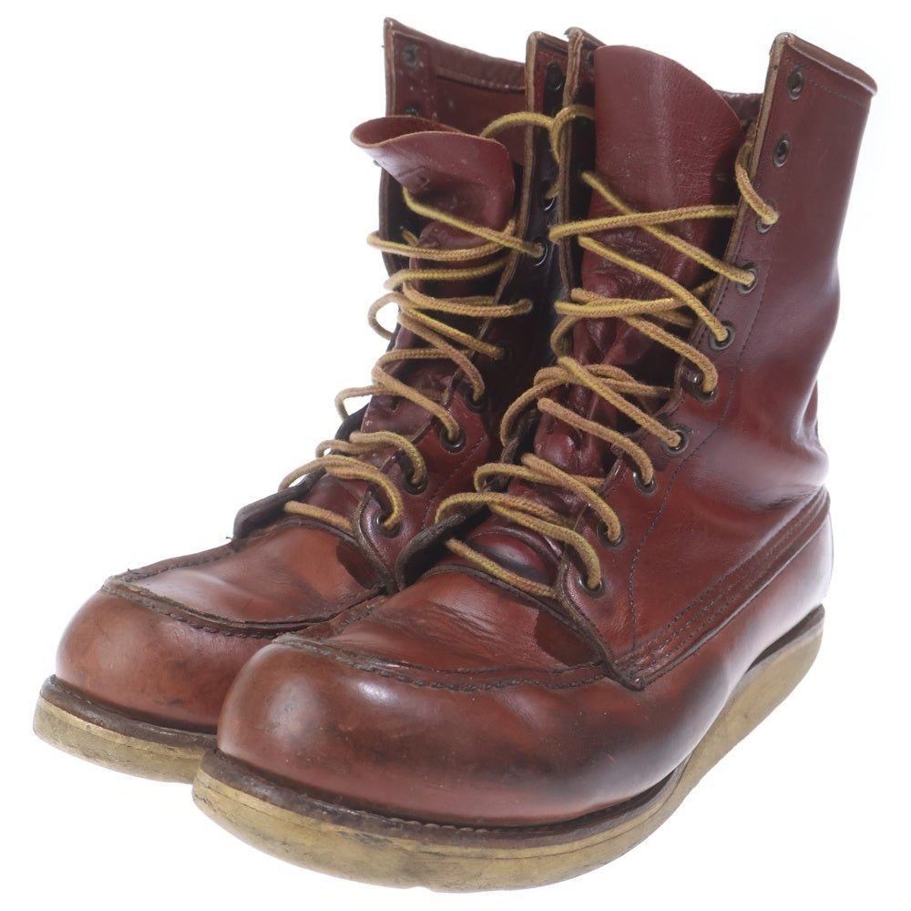 RED WING(レッド ウイング) 80S VINTAGE IRISH SETTER BOOTS ヴィンテージ 犬タグ アイリッシュセッター ハイカット エンジニア ブーツ ブラウン