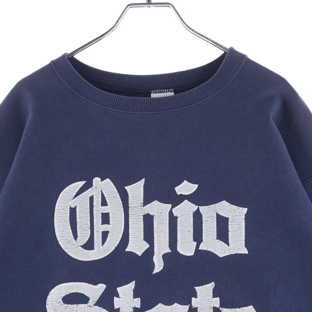 CHAMPION(チャンピオン) 90S REVERSE WEAVE OHIO STATE OLD ENGLISH SWEAT リバース ウィーブ オハオ オールドイングリッシュ ナス紺 スウェット トレーナー ネイビー