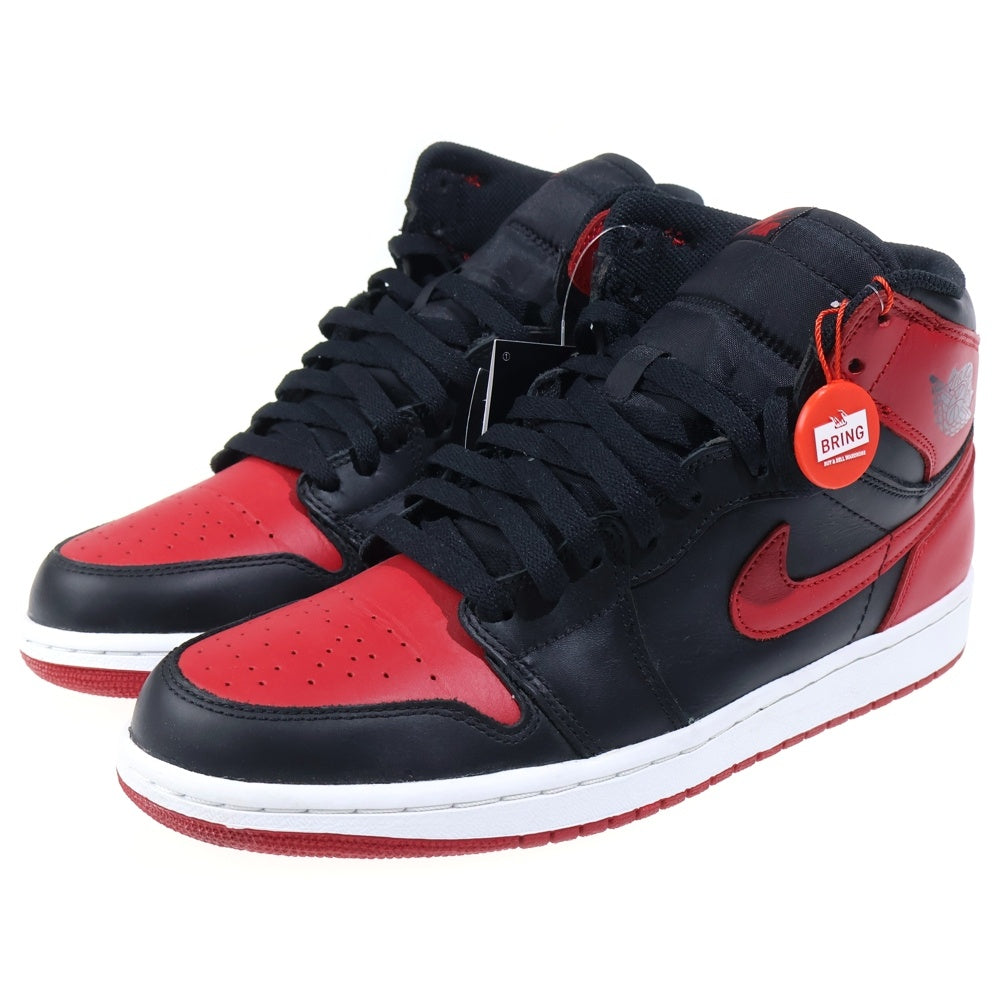 NIKE(ナイキ) Air Jordan 1 Retro High OG Bred 2013 エアジョーダン1 レトロ ハイカットスニーカー オージー ブレッド 2013 レッド/ブラック 555088-023