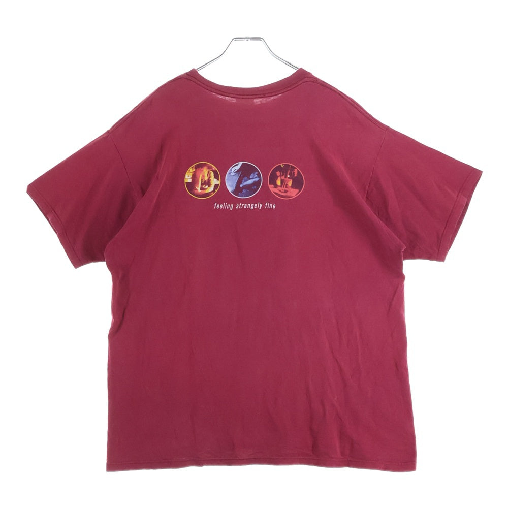 VINTAGE(ヴィンテージ) 90s VINTAGE SEMISONIC FEELING STRANGELY FINE Tee セミーソニック 半袖カットソーTシャツ レッド