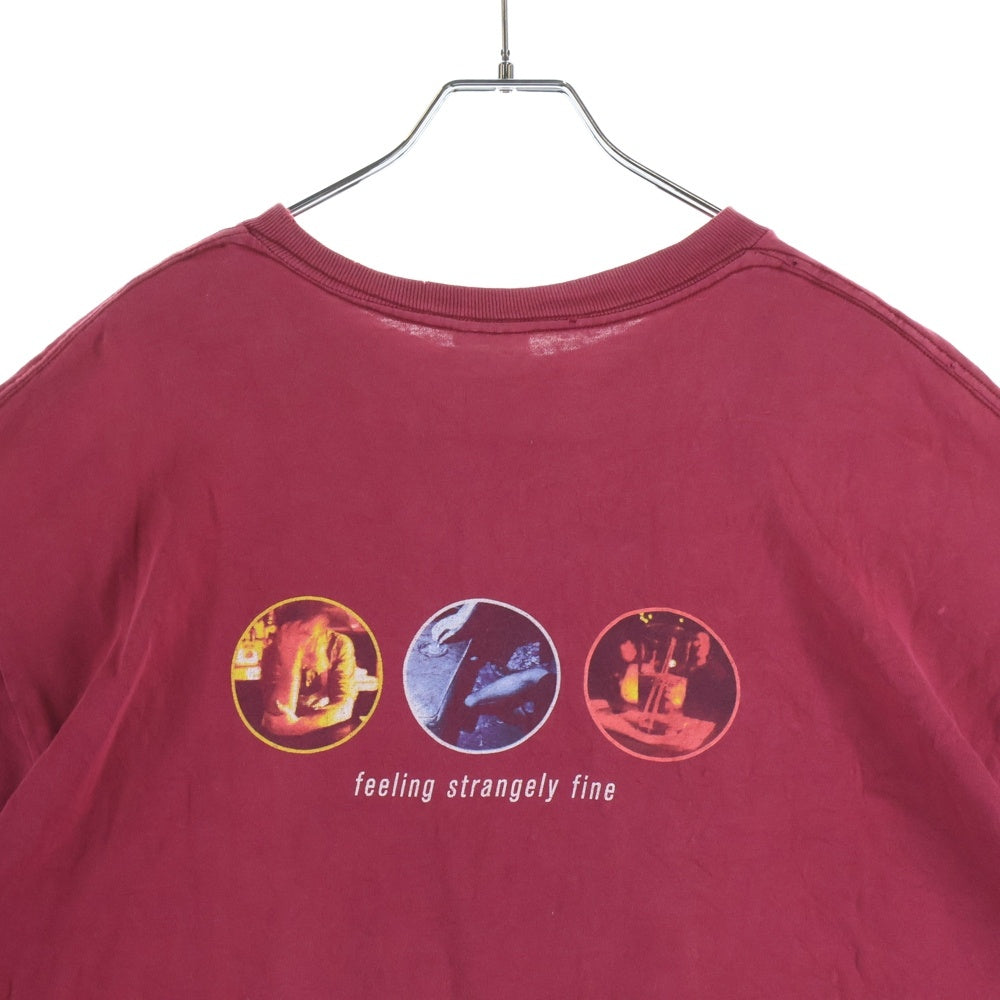 VINTAGE(ヴィンテージ) 90s VINTAGE SEMISONIC FEELING STRANGELY FINE Tee セミーソニック 半袖カットソーTシャツ レッド