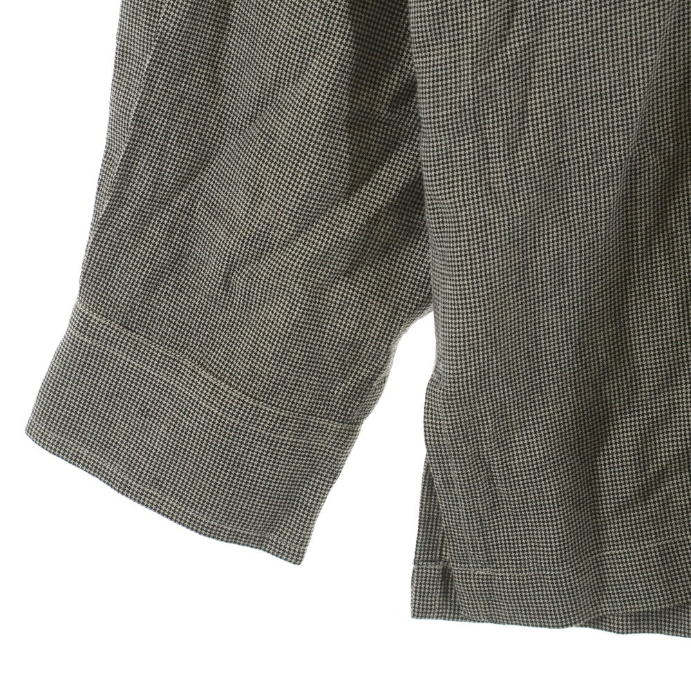 POLO RALPH LAUREN(ポロラルフローレン) STEWARD RAYON L/S SHIRT スチュワード レーヨン 千鳥格子 フラップポケット シャツ ベージュ/ブラック