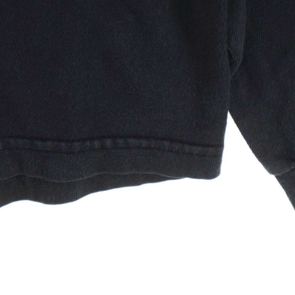 HARLEY DAVIDSON(ハーレーダビッドソン) 90-00S EAGLE FIRE PATTERN FLAME L/S TEE ALAMO CITY イーグル ファイヤーパターン フレーム 長袖Tシャツ カットソー ブラック