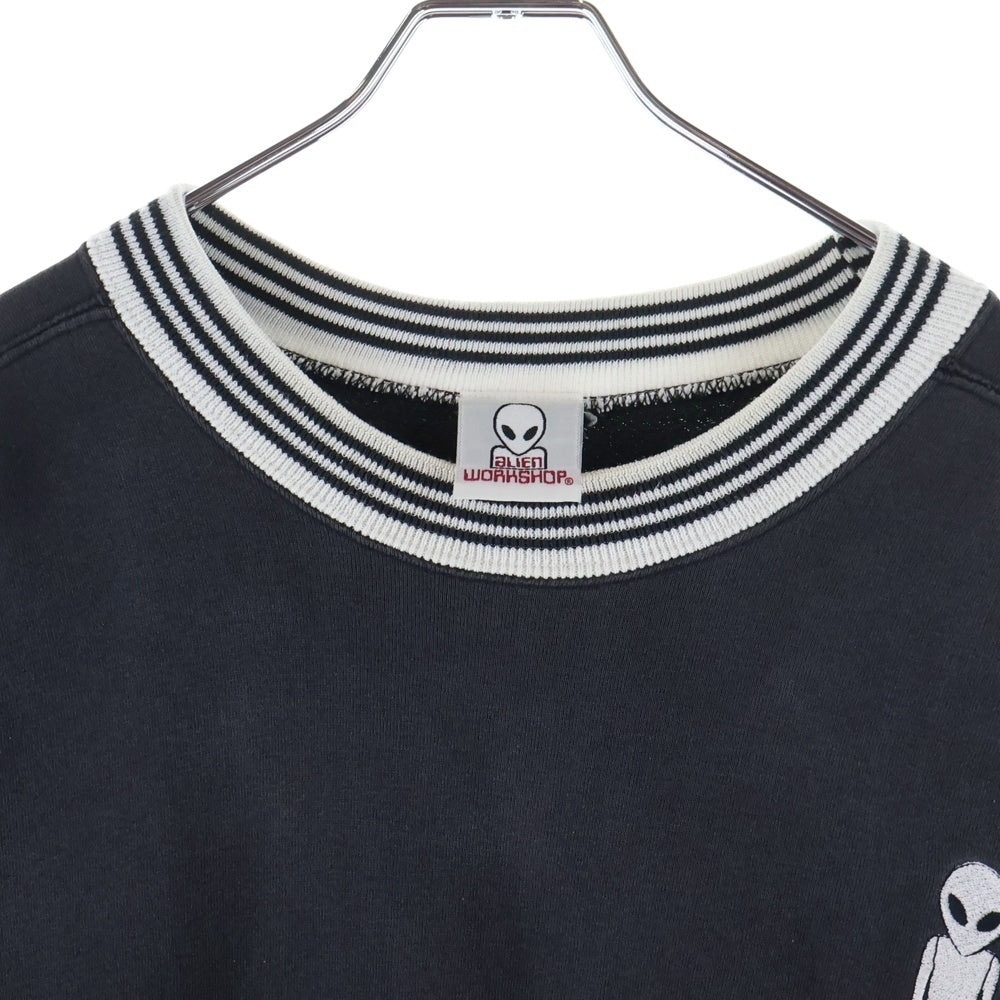 ALIEN WORKSHOP(エイリアン ワークショップ) RIB LINE SWEAT リブライン スウェット ブラック