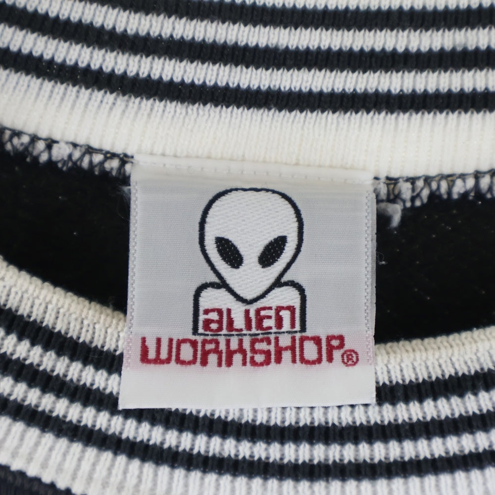 ALIEN WORKSHOP(エイリアン ワークショップ) RIB LINE SWEAT リブライン スウェット ブラック