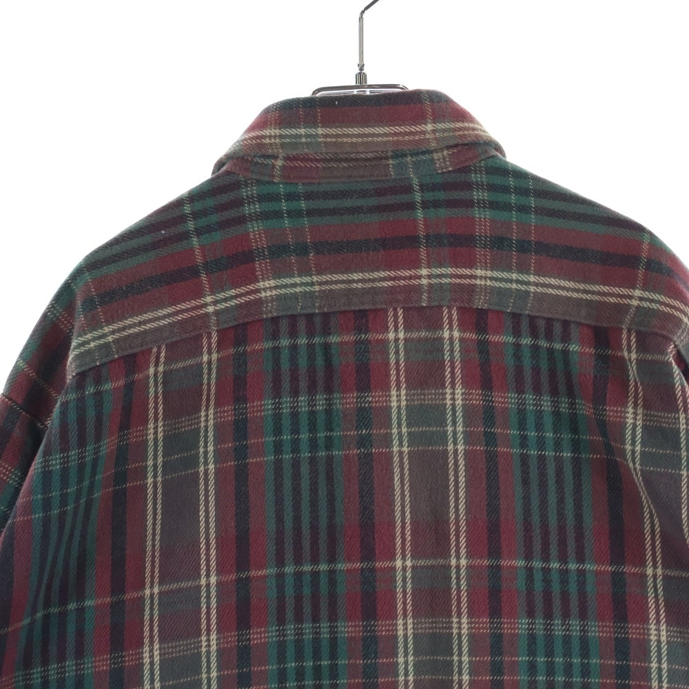 FIVE BROTHERS(ファイブブラザー) 90S FLANNEL CHECK L/S SHIRT コットン チェック 長袖 ネルシャツ レッド/グリーン/ブラック