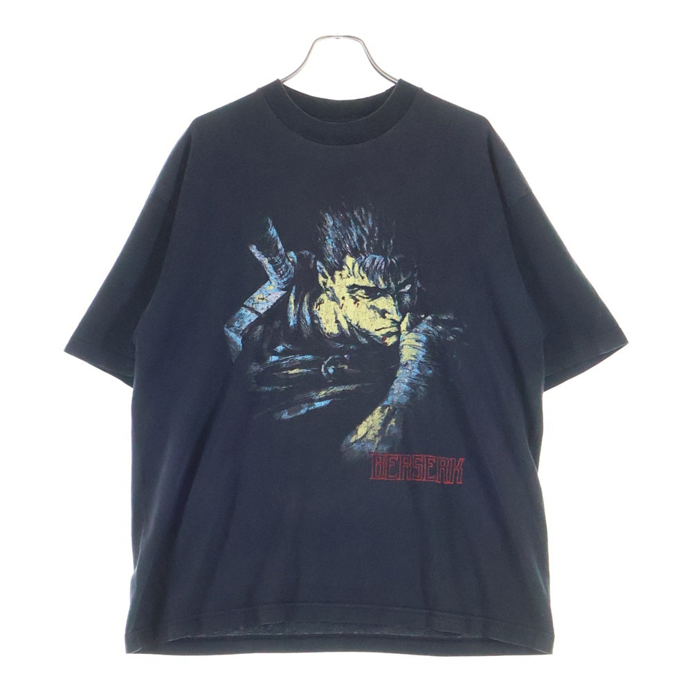 VINTAGE(ヴィンテージ) 90S BERSERK GUTS PRINT PRO CLUB BODY TEE ベルセルク ガッツ プロクラブボディ 半袖カットソーTシャツ ブラック