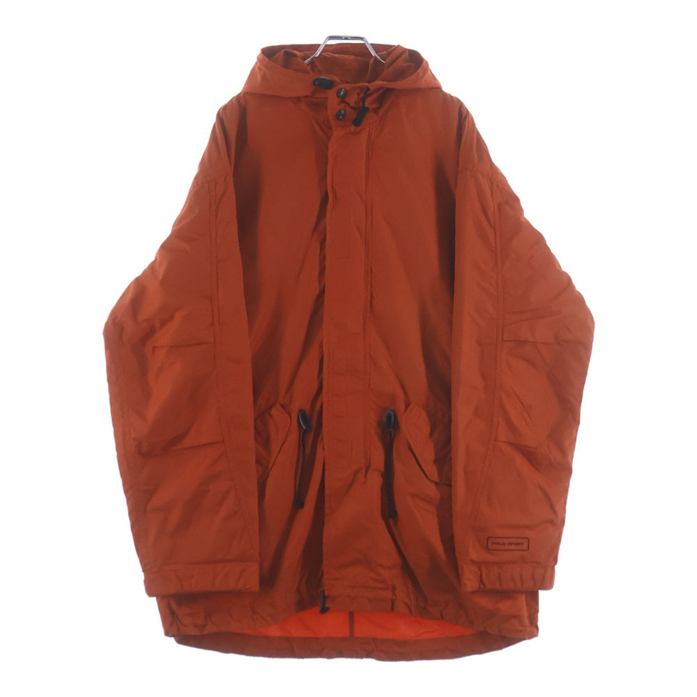 POLO SPORT RALPH LAUREN(ポロスポーツラルフローレン) NYLON ZIP UP JACKET ライナー付き ナイロン フード ジャケット オレンジ