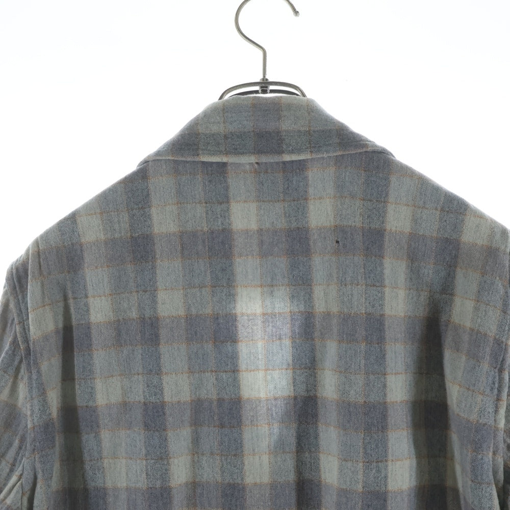 PENDLETON(ペンドルトン) 50S WOOL CHECK TAILERD JACKET ウール チェック テーラードジャケット グレー/オレンジ