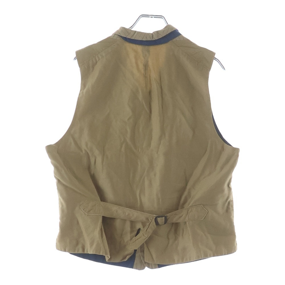 MISTER FREEDOM(ミスターフリーダム) STRIPE HACENDADO WAISTCOAT ストライプ ベスト ベージュ/ネイビー SC12783N/A