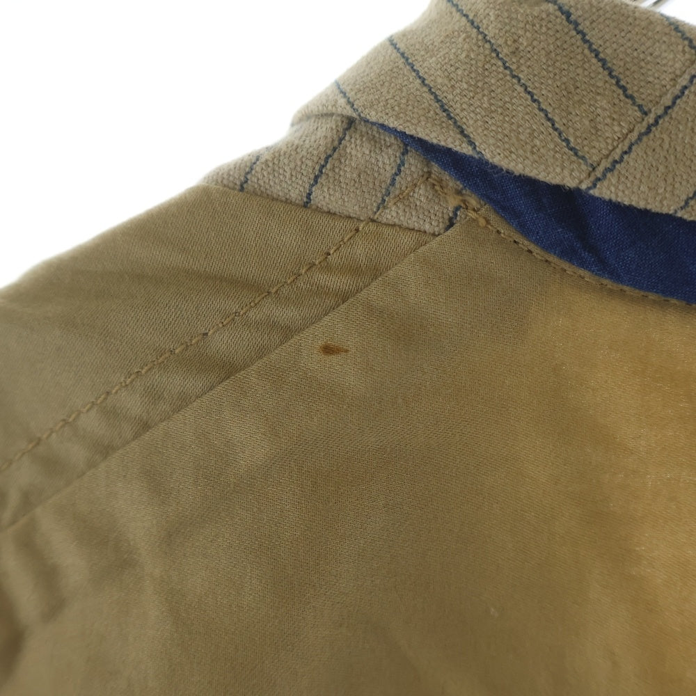 MISTER FREEDOM(ミスターフリーダム) STRIPE HACENDADO WAISTCOAT ストライプ ベスト ベージュ/ネイビー SC12783N/A