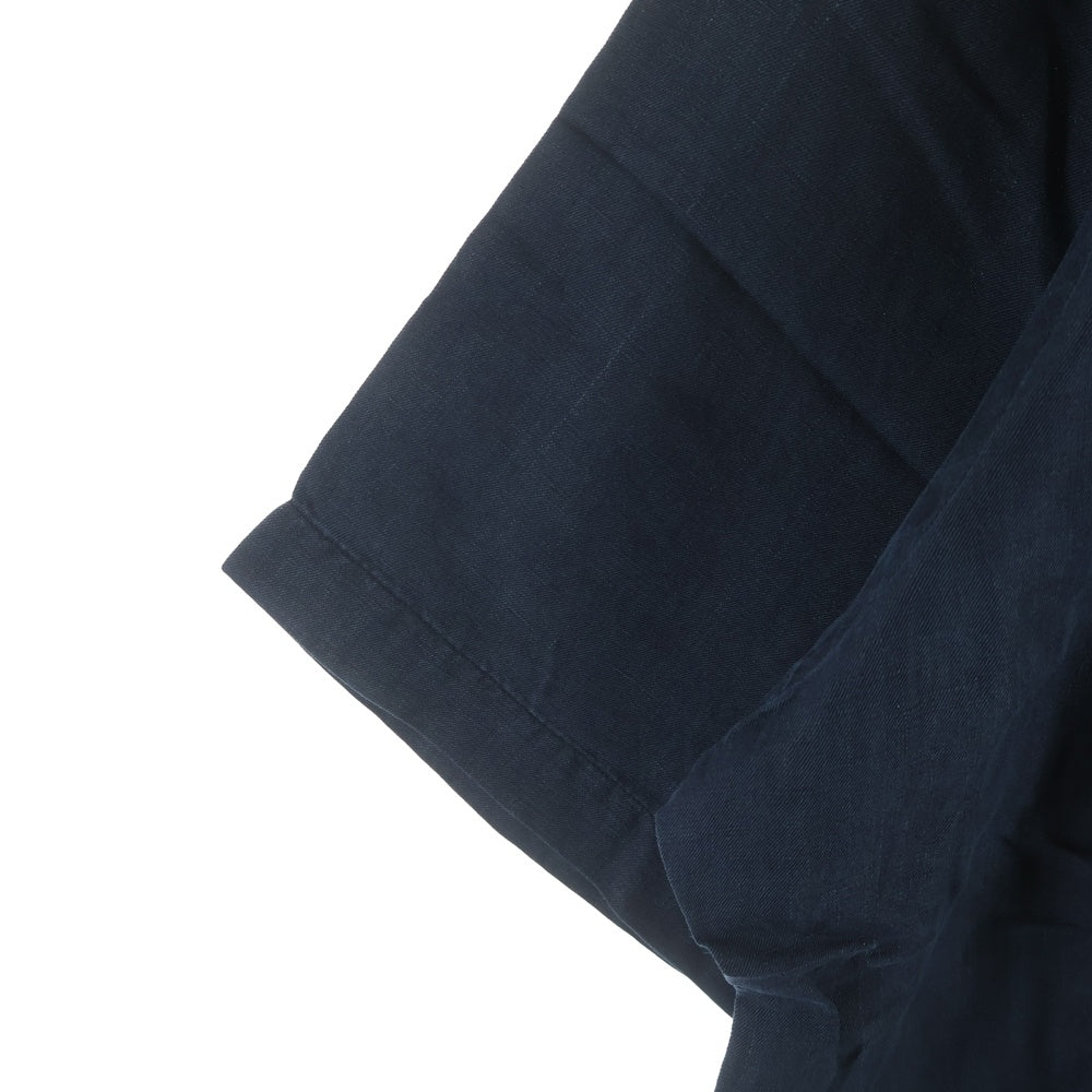 POLO RALPH LAUREN(ポロラルフローレン) CALDWELL SILK LINEN OPEN COLOR S/S SHIRT シルク リネン オープンカラー 開襟 半袖シャツ ブラック