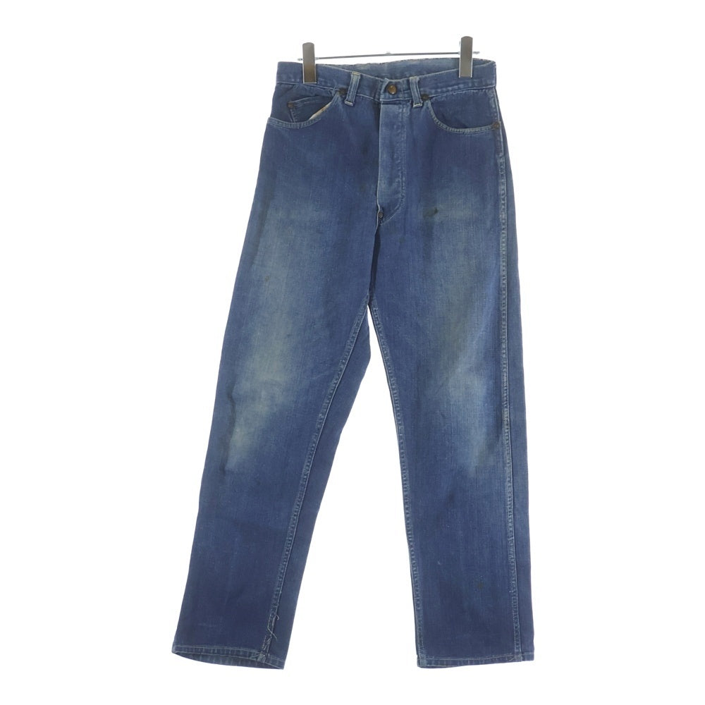 VINTAGE(ヴィンテージ) 20-30S DENIM PAINTER PANTS 股リベット コインポケット赤耳 ドーナツボタン オールイエローステッチ デニム ペインター パンツ インディゴ