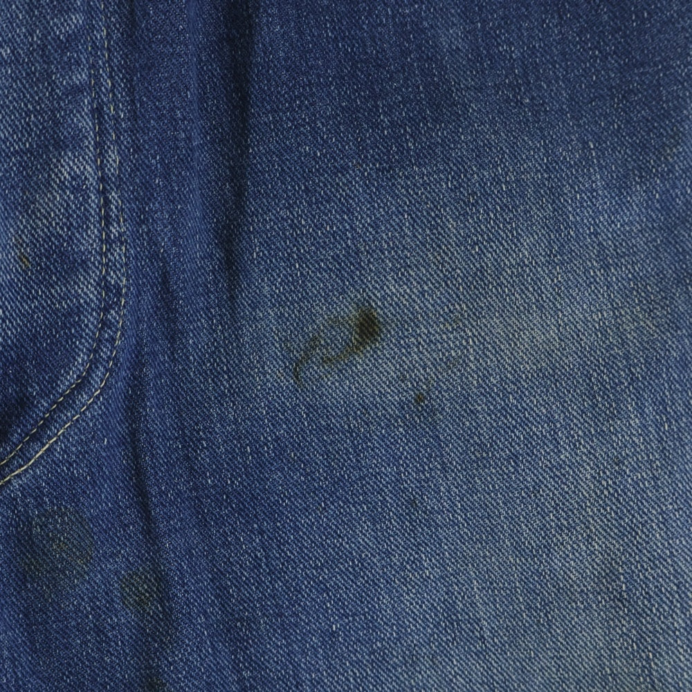 VINTAGE(ヴィンテージ) 20-30S DENIM PAINTER PANTS 股リベット コインポケット赤耳 ドーナツボタン オールイエローステッチ デニム ペインター パンツ インディゴ