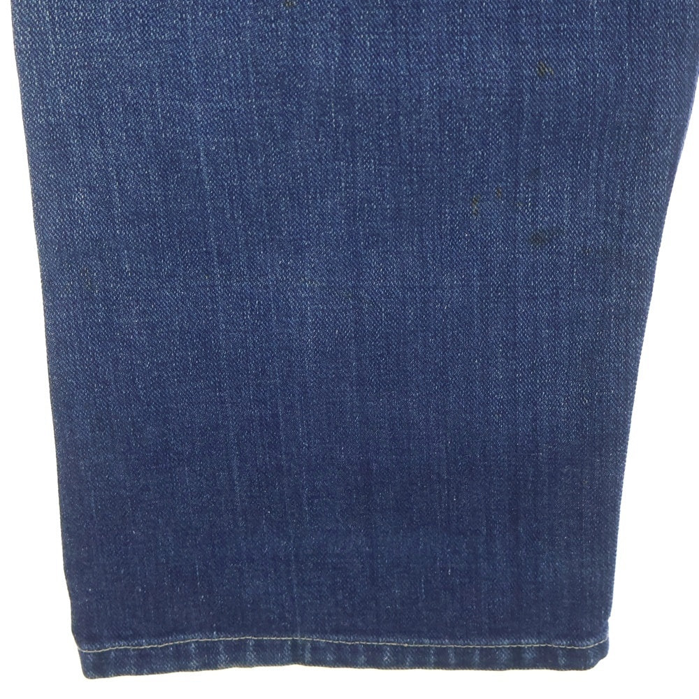 VINTAGE(ヴィンテージ) 20-30S DENIM PAINTER PANTS 股リベット コインポケット赤耳 ドーナツボタン オールイエローステッチ デニム ペインター パンツ インディゴ