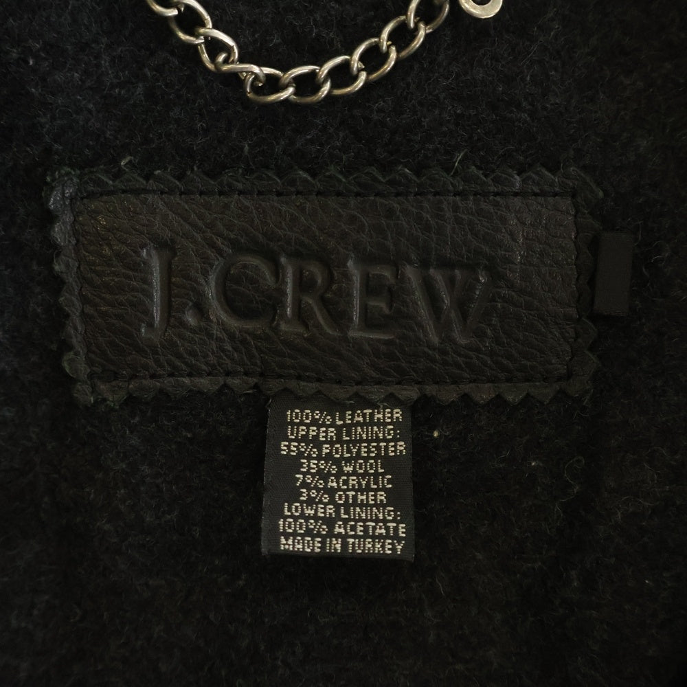 J.CREW(ジェイクルー) 90S VINTAGE LEATHER COAT レザー コート ブラック