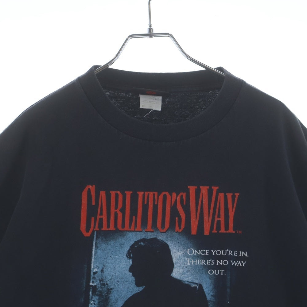 VINTAGE(ヴィンテージ) 90-00S CARLITO'S WAY MOVIE TEE カリートの道 ムービー 半袖Tシャツ カットソー ブラック