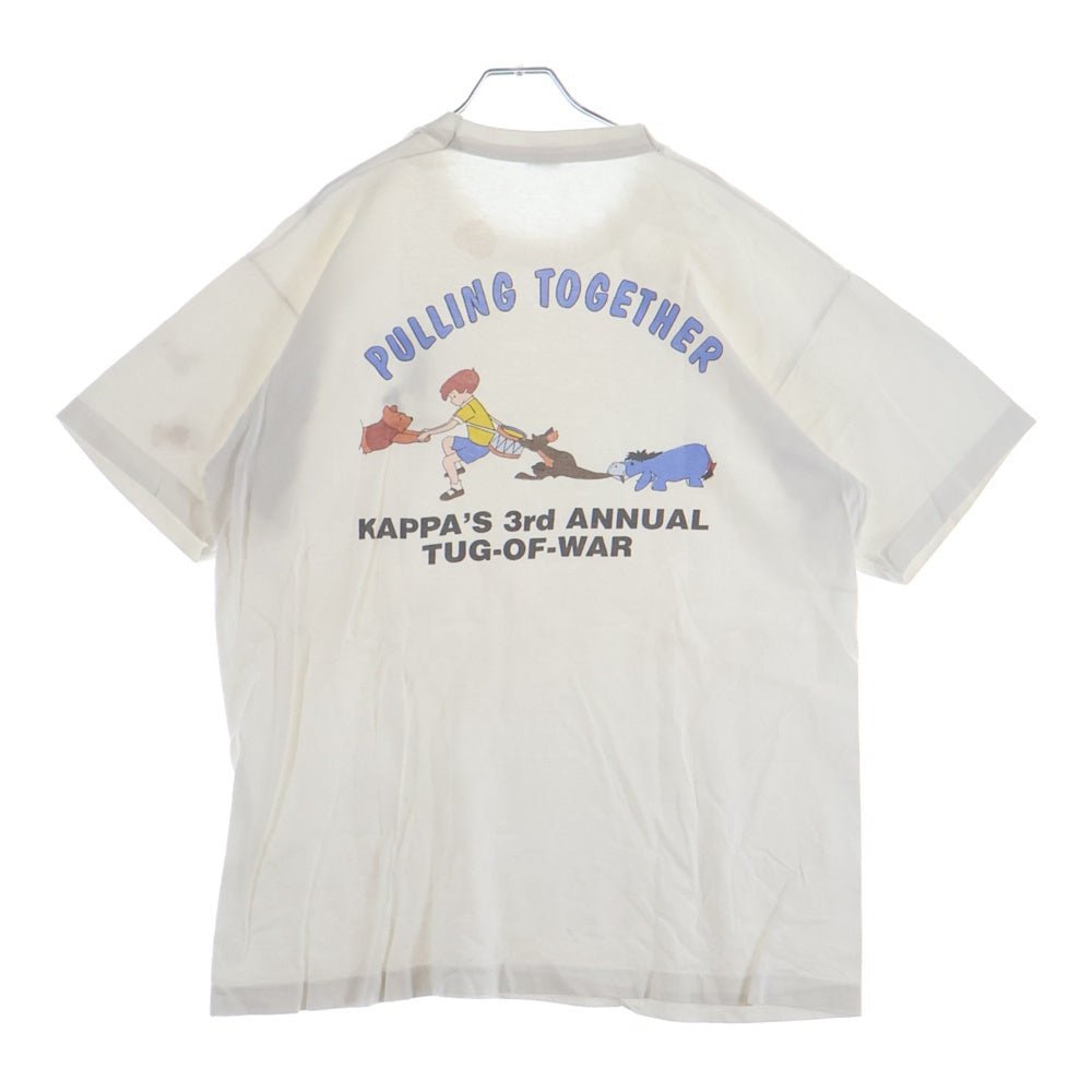 VINTAGE(ヴィンテージ) 90S BEAR POOH SPAGHETTI PULL 94 くまのプーさん 半袖Tシャツ カットソー ホワイト