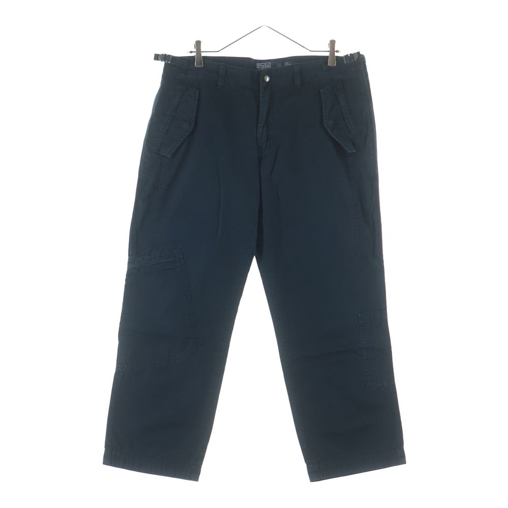 POLO RALPH LAUREN(ポロラルフローレン) 90S MULTI POCKET CARGO PANTS マルチポケット カーゴパンツ Y2K ネイビー