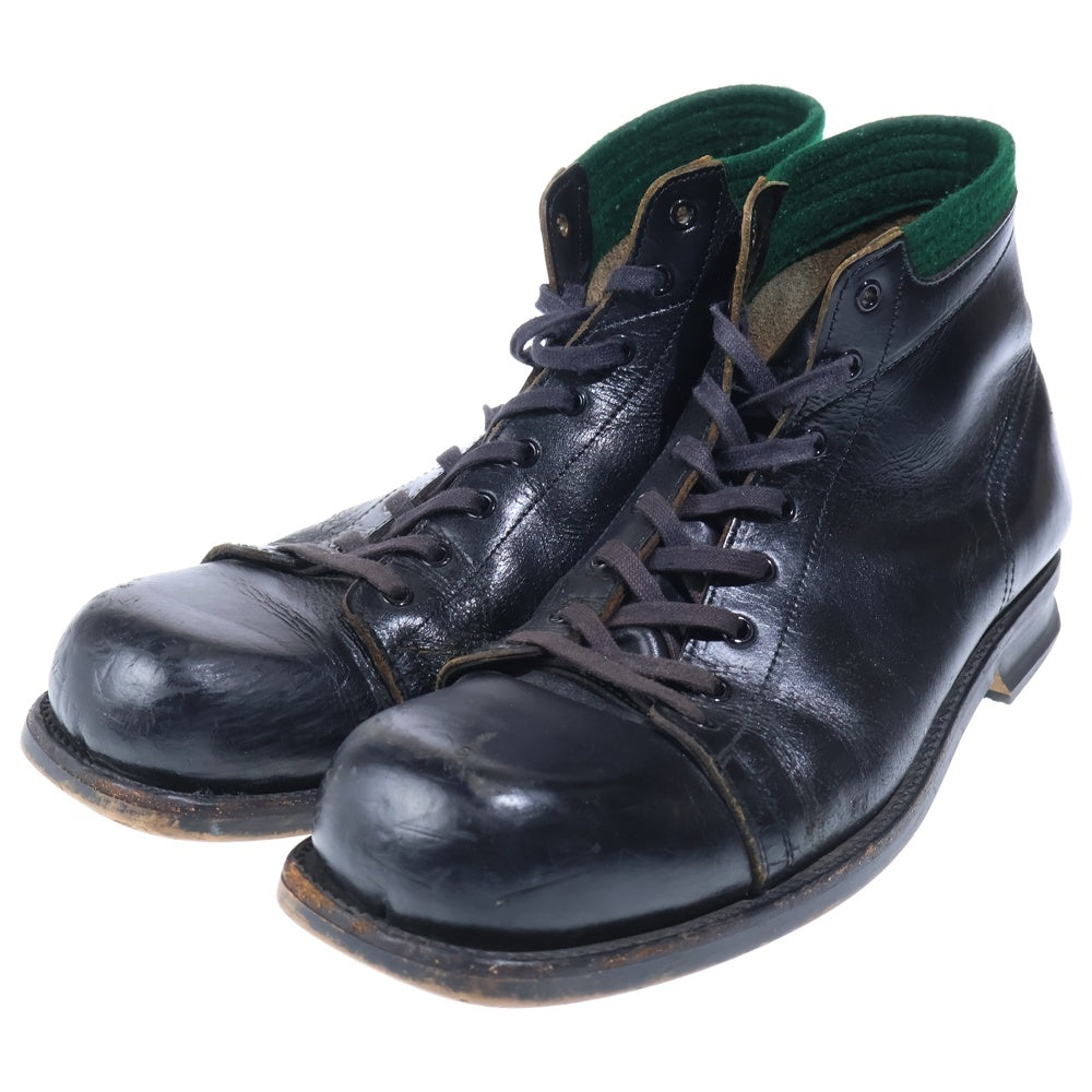 COMME des GARCONS HOMME PLUS(コムデギャルソンオムプリュス) プレーントゥ アンクルブーツ レザーローカットシューズ ダークブラウン