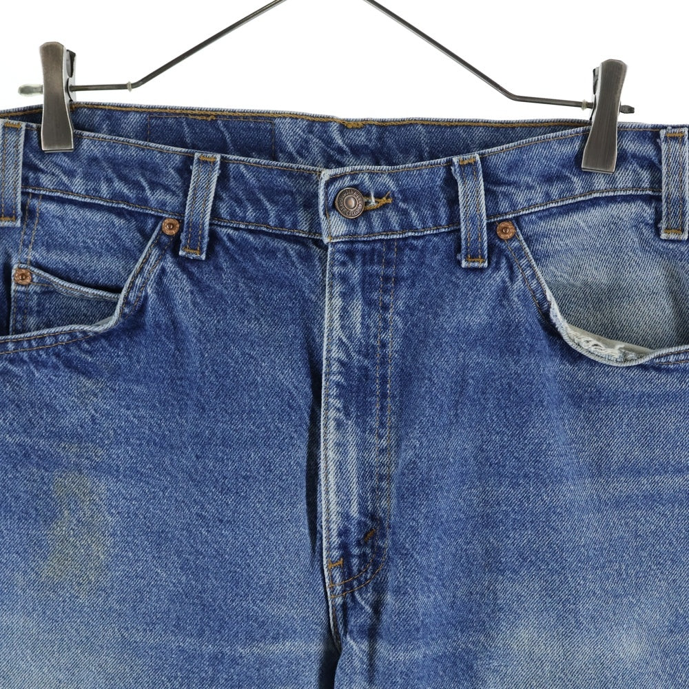 Levi's(リーバイス) 90S 505 REGULAR FIT ボタン裏刻印647 スモールオレンジタブ テーパード ジップフライ デニムパンツ インディゴ