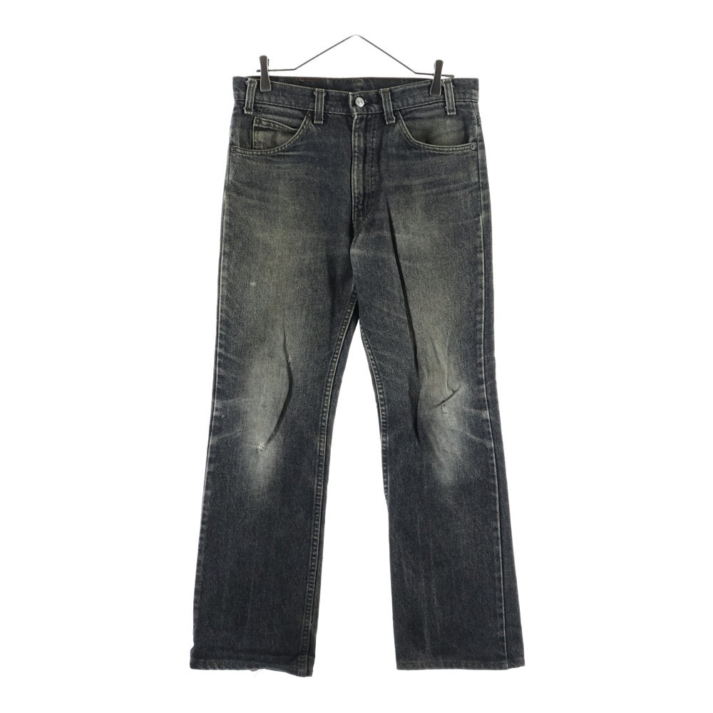 Levi's(リーバイス) 90S 517 スモールe ボタン裏刻印515 先染め USA製 ボタンフライ ブーツカット デニムパンツ ブラック