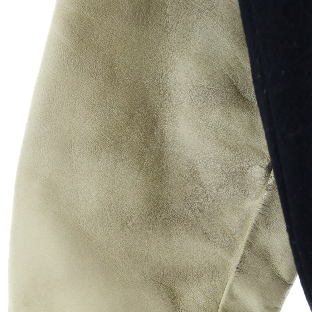 STUSSY(ステューシー) 90S BIG 4 VARSITY STADIUM JACKET 紺タグ ビッグ4 バーシティ スタジアム ジャケット WPL10075 ブラック/ブルー