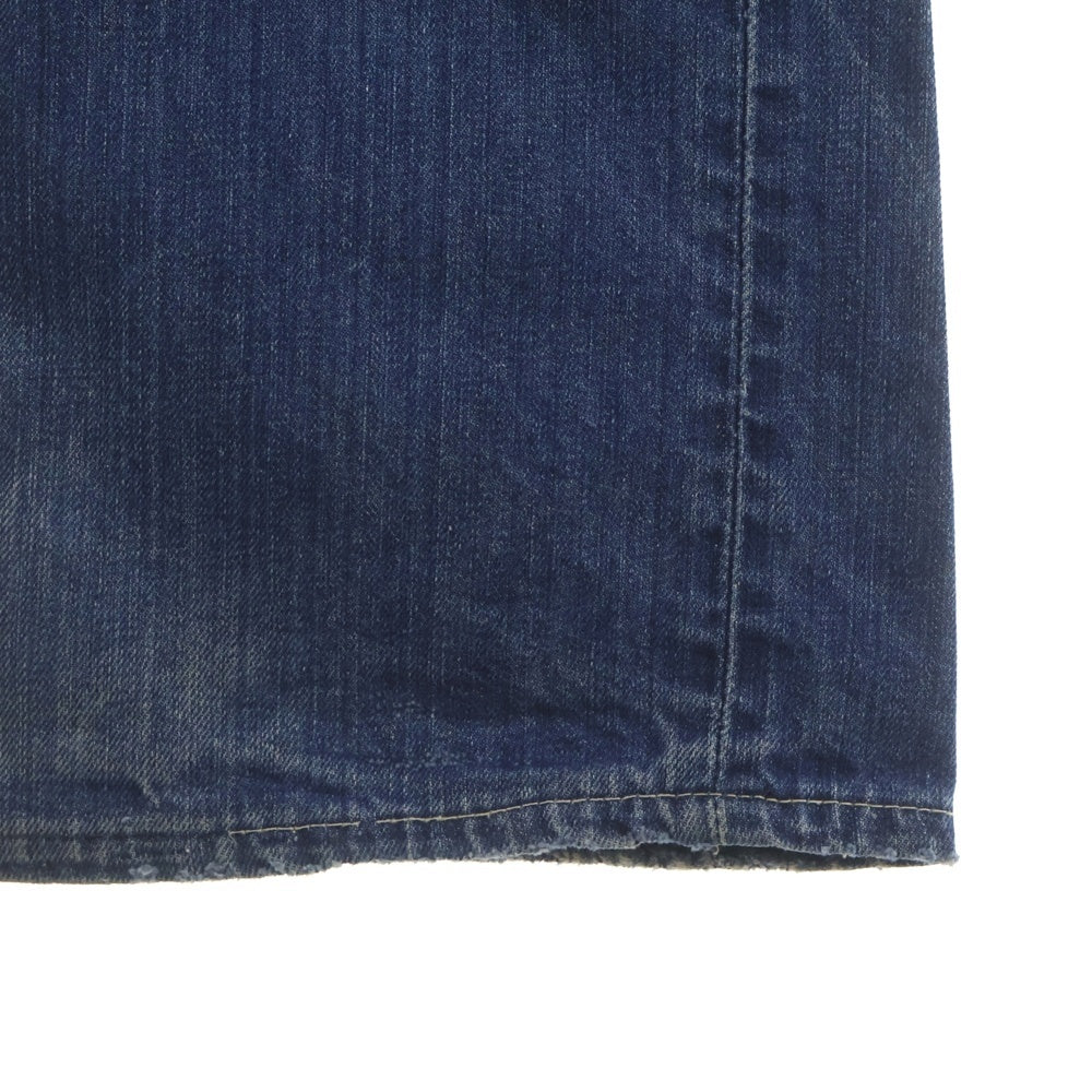 VINTAGE(ヴィンテージ) 50S COPPER KING by CAN'T BUST'EM DENIM PANTS 耳あり 片爪 レザーパッチ 股リベット デニムパンツ インディゴ