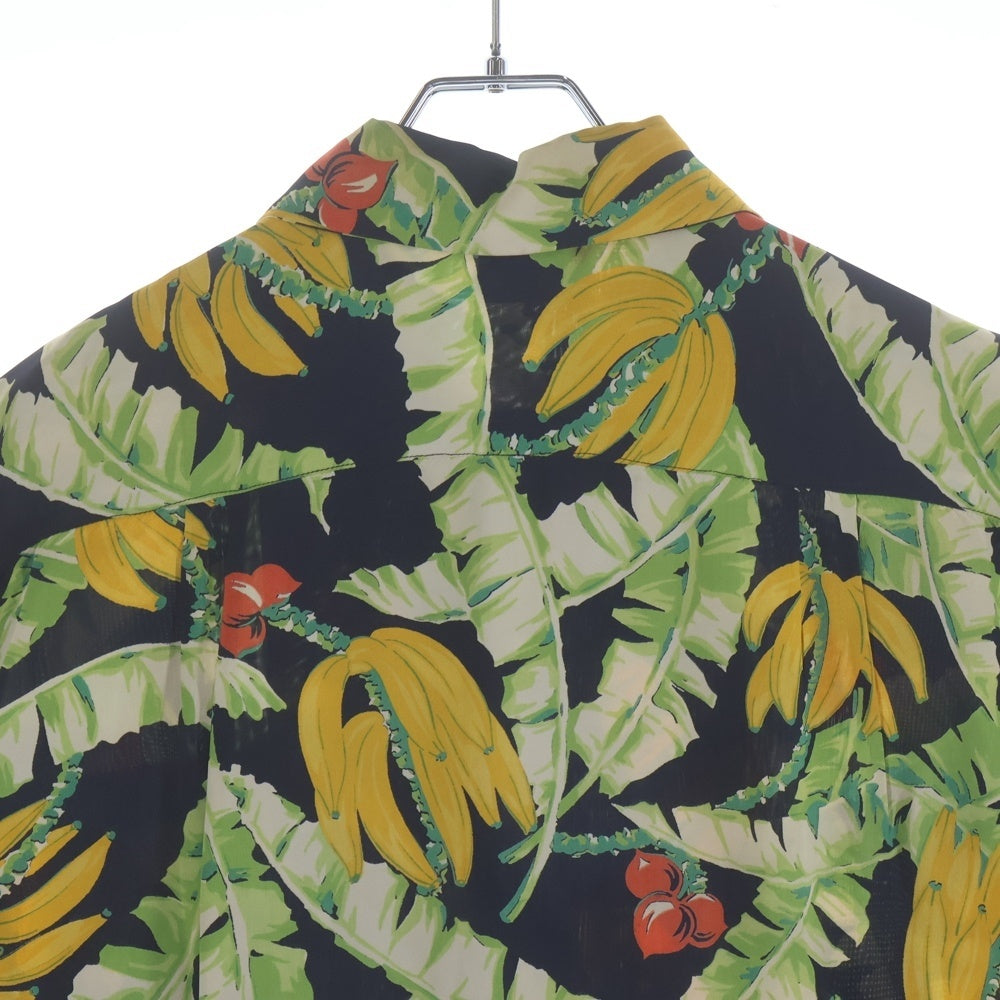 VINTAGE(ヴィンテージ) 50S MALIHINI BANANA LEAF ALOHA SHIRT バナナリーフ 半袖アロハシャツ マルチカラー