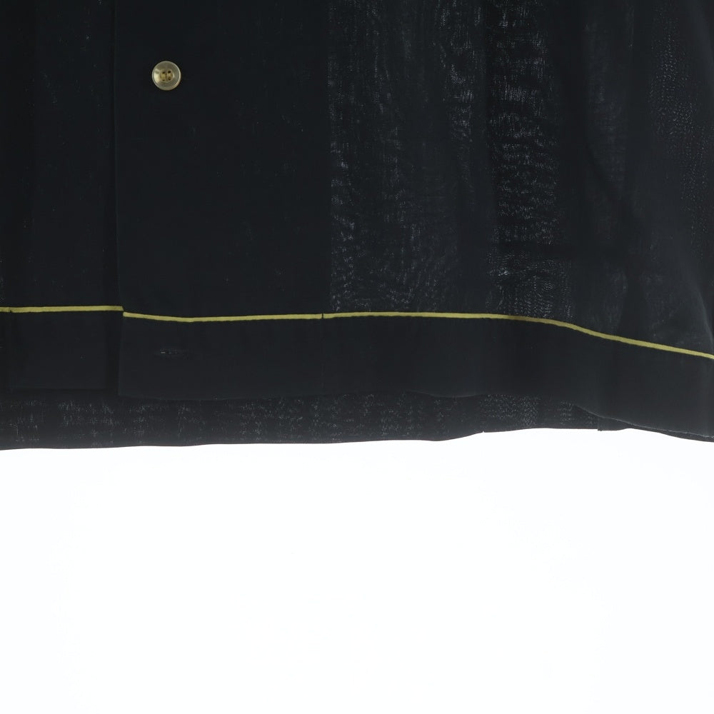 VINTAGE(ヴィンテージ) 50-60S HILTON RAYON BOWLING SHIRTS 刺繍 バドワイザー ボーリングシャツ ブラック
