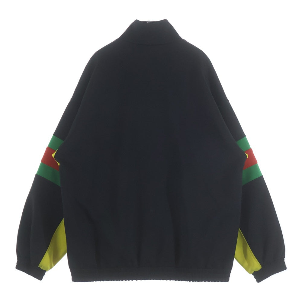 GUCCI(グッチ) ウェブストライプ ライトネオプレン ジップアップ トラック ジャケット 706437
