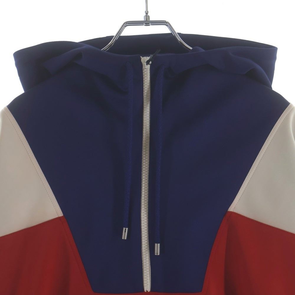GUCCI(グッチ) Neoprene Half-Zip Webbed Jacket 706413 ナポレオン ハーフジップ ジャケット マルチカラー