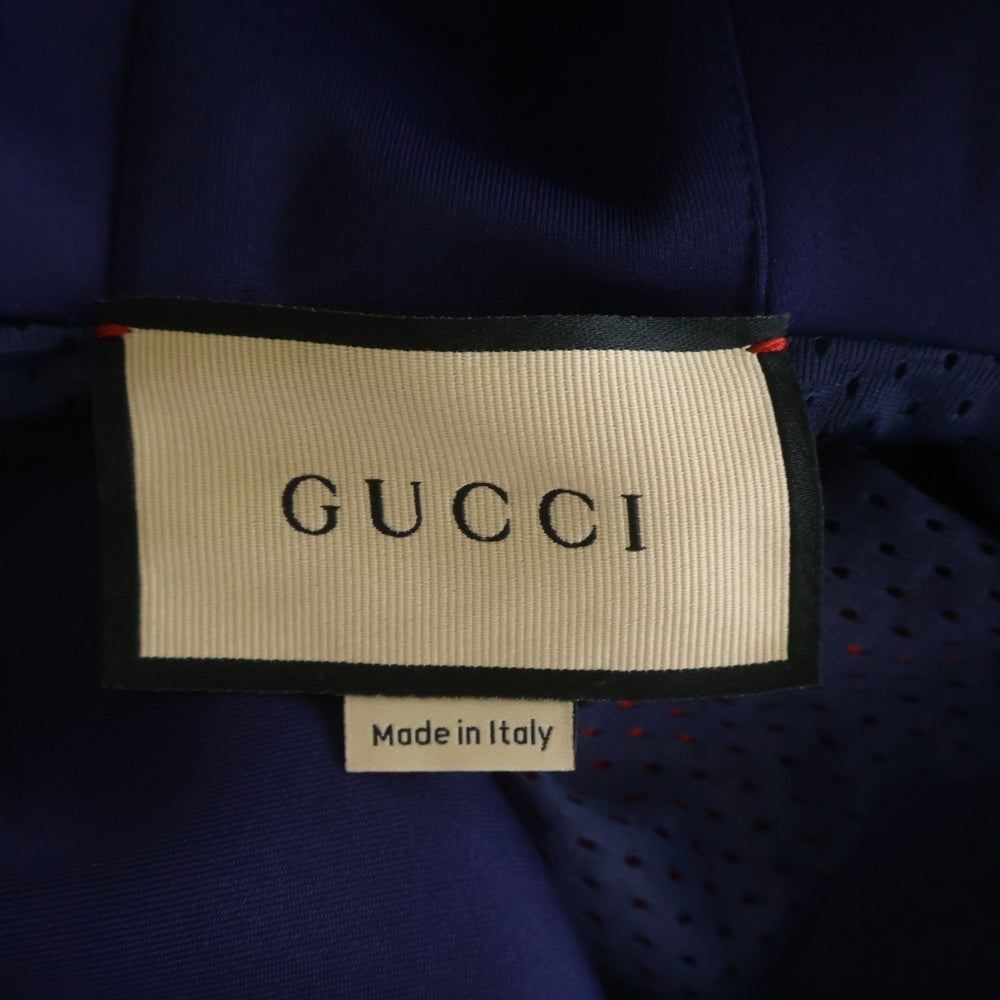 GUCCI(グッチ) Neoprene Half-Zip Webbed Jacket 706413 ナポレオン ハーフジップ ジャケット マルチカラー