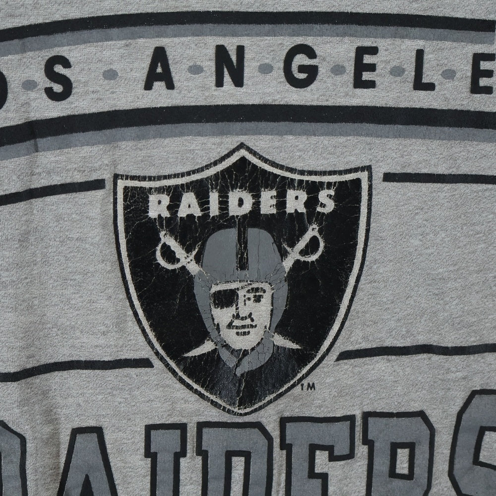 CHAMPION(チャンピオン) 80S RAIDERS PRINT TEE ライダース プリント 半袖カットソーTシャツ グレー