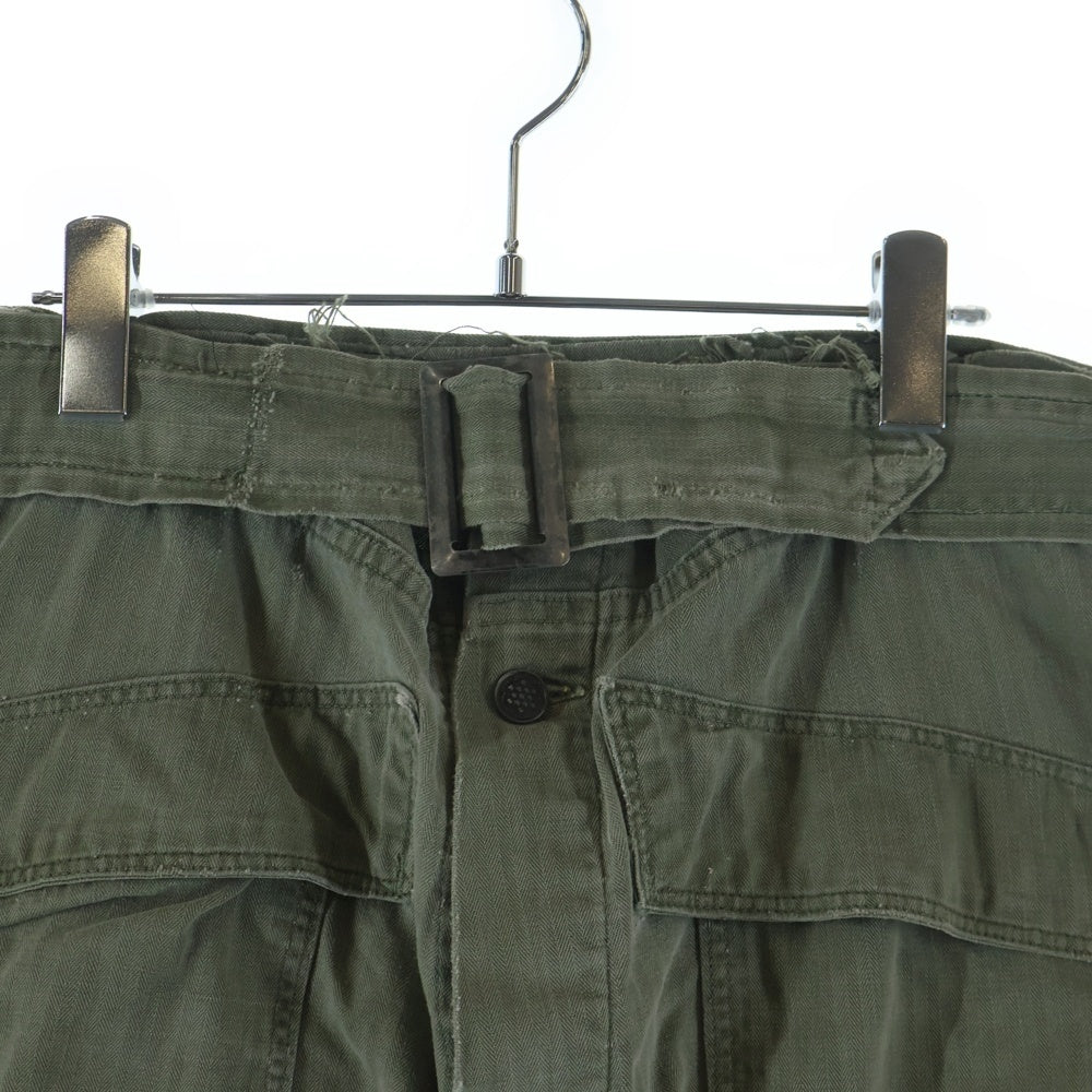 MILITARY(ミリタリー) 40S U.S.ARMY M-43 REMAKE HERRINGBONE PANTS 13スター リメイク ヘリンボーンパンツ カーキ