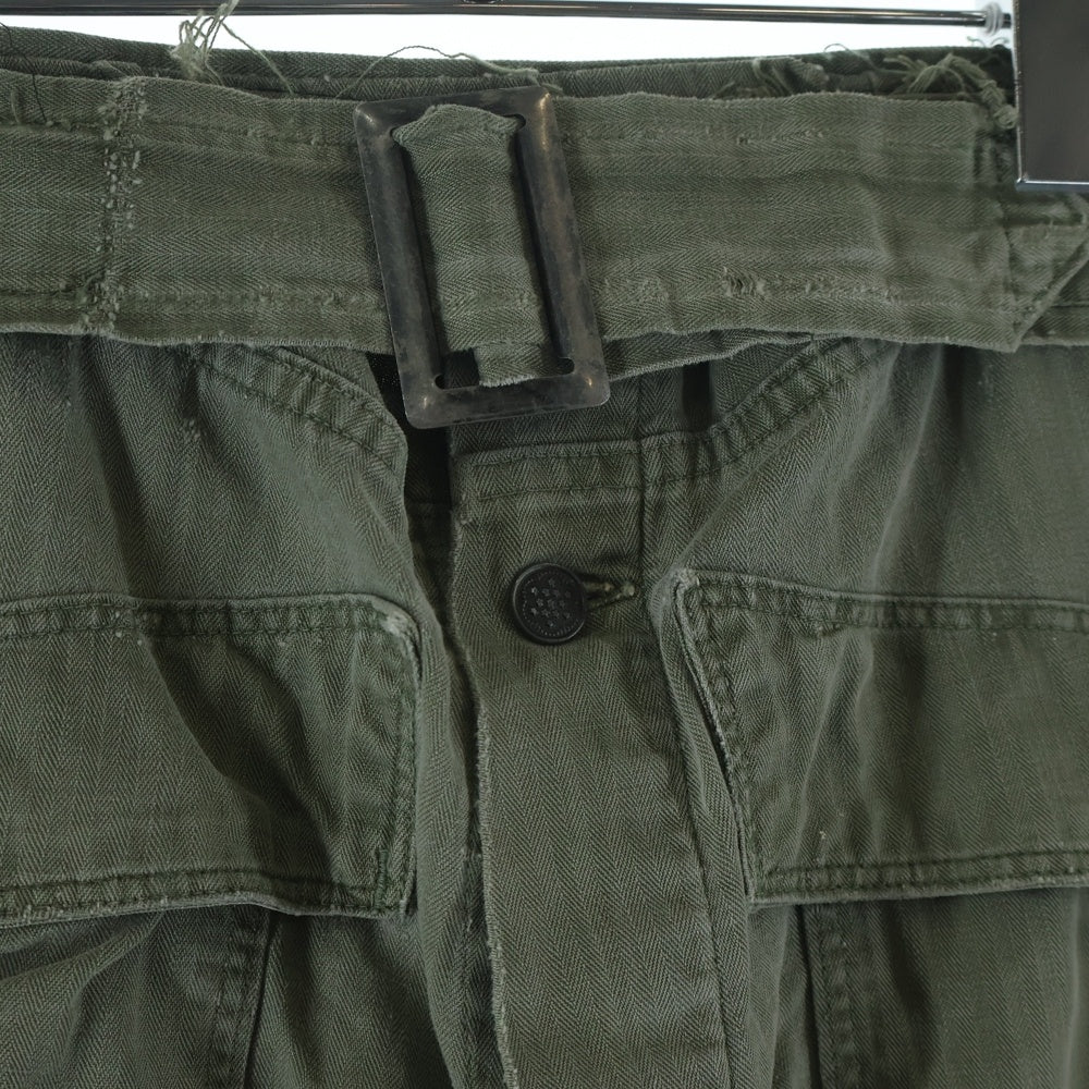 MILITARY(ミリタリー) 40S U.S.ARMY M-43 REMAKE HERRINGBONE PANTS 13スター リメイク ヘリンボーンパンツ カーキ