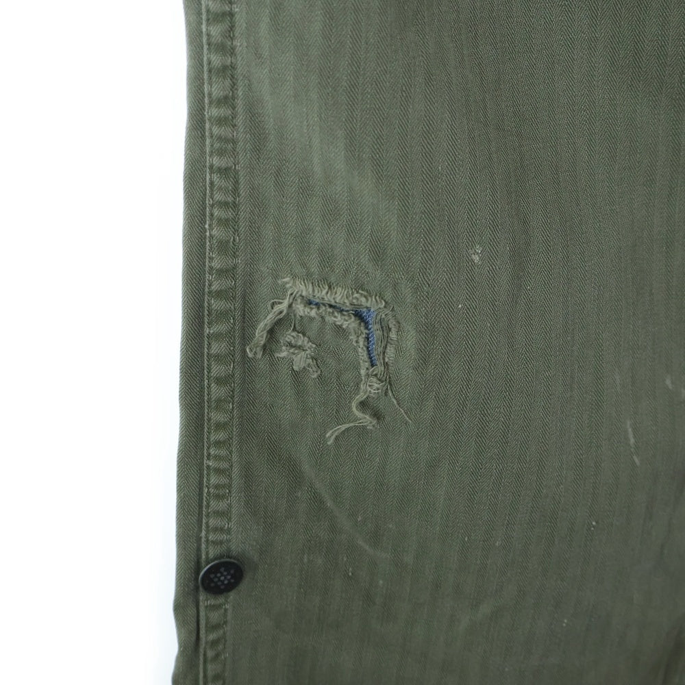 MILITARY(ミリタリー) 40S U.S.ARMY M-43 REMAKE HERRINGBONE PANTS 13スター リメイク ヘリンボーンパンツ カーキ