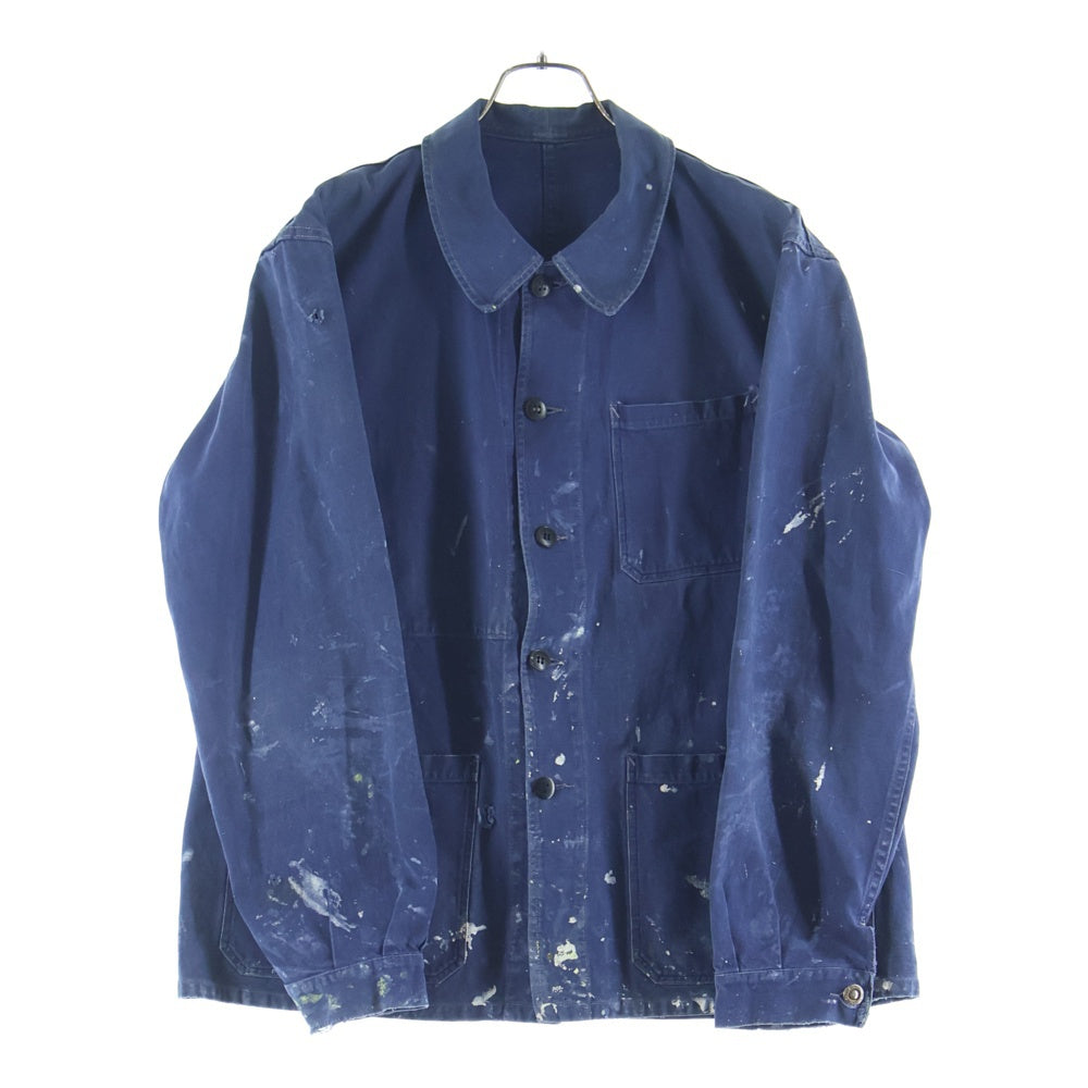 VINTAGE(ヴィンテージ) 50-60s French Work Jacket フレンチワークジャケット コットンツイル ブルー