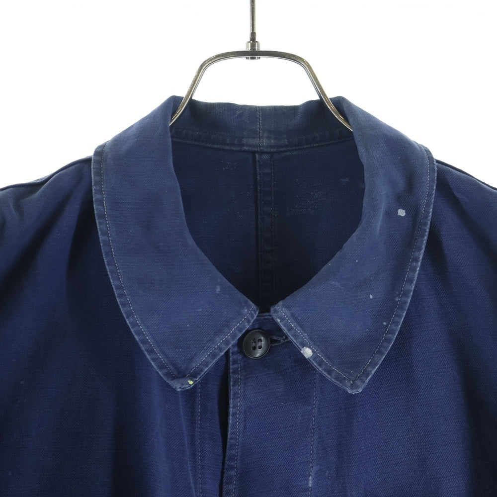 VINTAGE(ヴィンテージ) 50-60s French Work Jacket フレンチワークジャケット コットンツイル ブルー