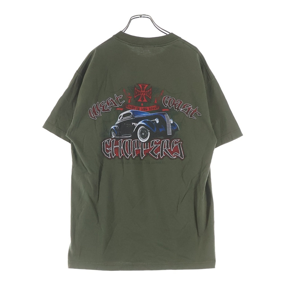 VINTAGE(ヴィンテージ) 00S WEST COAST CHOPPERS ウエストコーストチョッパーズ 半袖Tシャツ カットソー カーキ