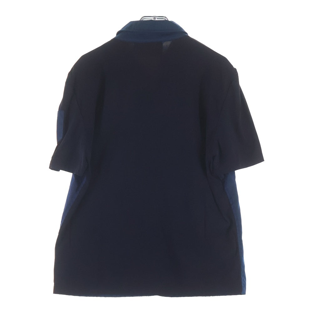 PRADA(プラダ) 00S NYLON GABARDINE JACKET ナイロン ギャバジン ジップ 半袖 ジャケット ネイビー