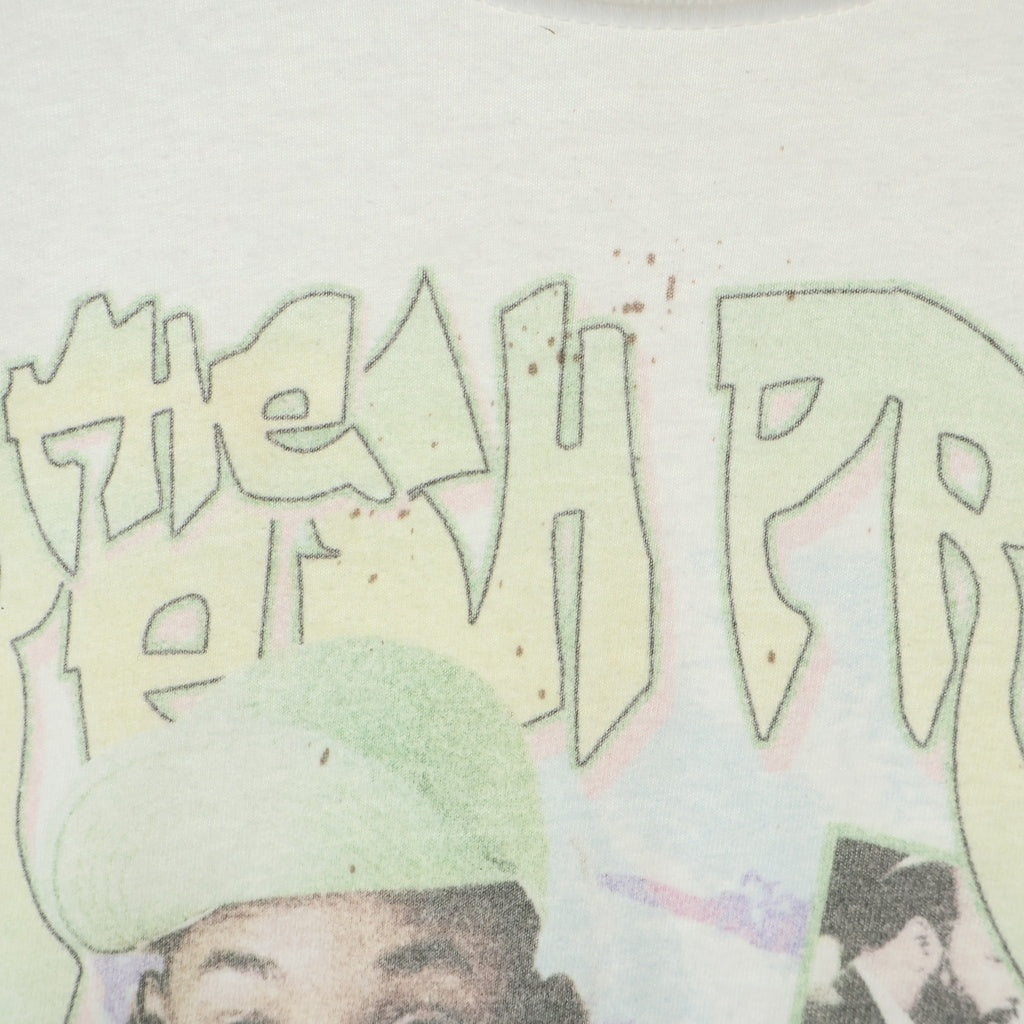 VINTAGE(ヴィンテージ) Fresh Prince of Bel Air TEE ウィル・スミス ムービー 半袖カットソーTシャツ ホワイト