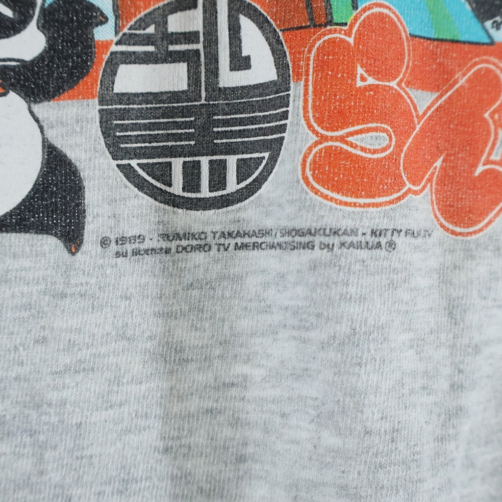 VINTAGE(ヴィンテージ) 1989 RANMA1/2 GRAPHIC TEE BY KAILUA らんま1/2 グラフィック 半袖カットソーTシャツ グレー