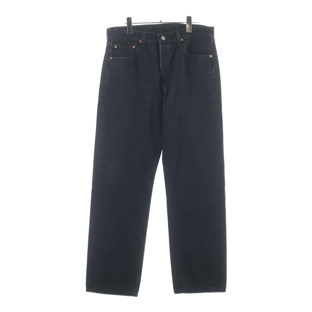 Levi's(リーバイス) 90S 501 後染め スモールe ボタン裏刻印522 デニムパンツ ブラック