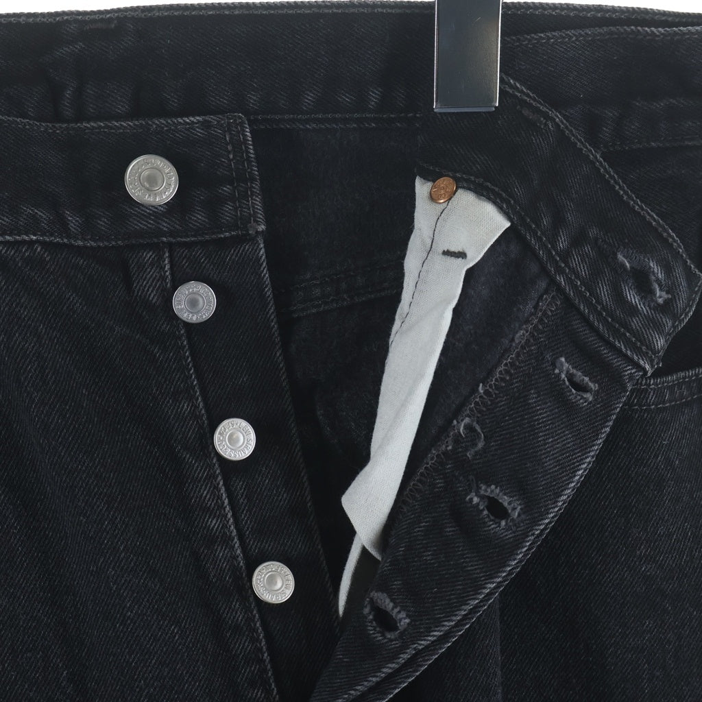 Levi's(リーバイス) 90S 501 後染め スモールe ボタン裏刻印522 デニムパンツ ブラック