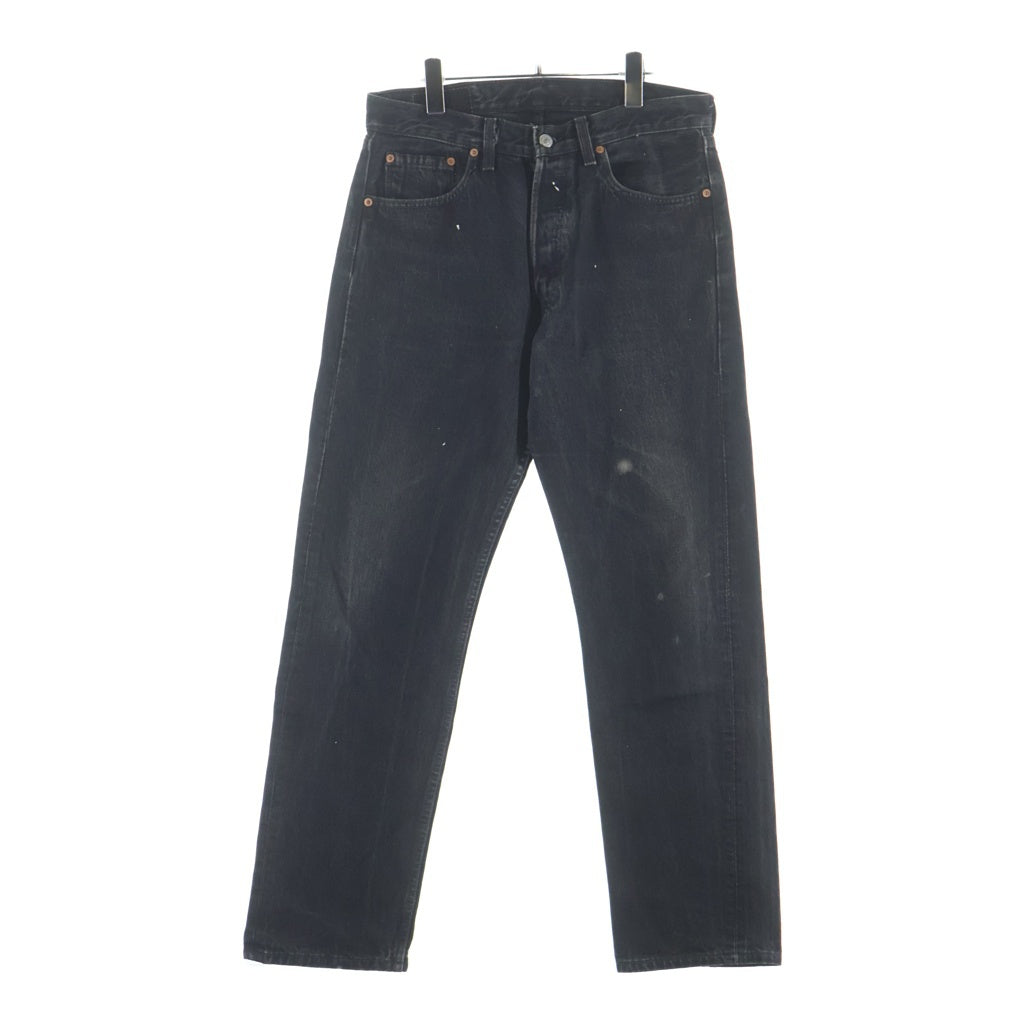 Levi's(リーバイス) 90S 501 FOR WOMEN 後染め スモールe ボタン裏刻印544 デニムパンツ ブラック