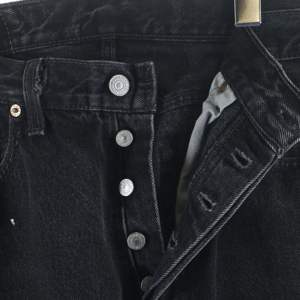 Levi's(リーバイス) 90S 501 FOR WOMEN 後染め スモールe ボタン裏刻印544 デニムパンツ ブラック